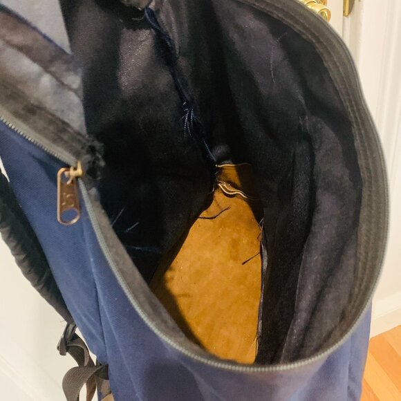 Vintage JanSport Southwest Geometric Pattern Bag BACKPACK Leather 90's 1990 - Picture 13 of 13